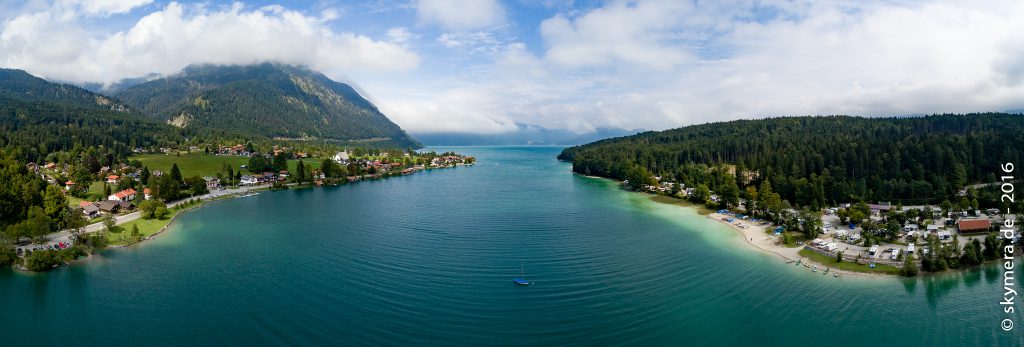 walchensee pano luftbild
